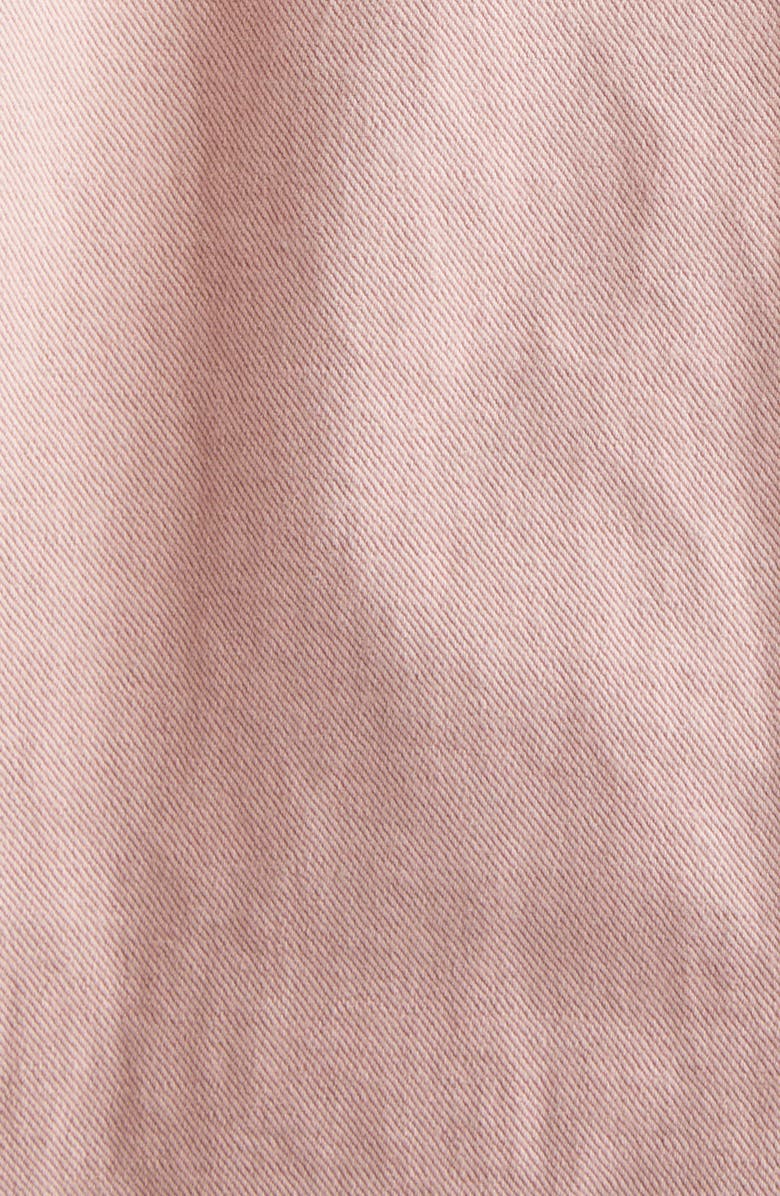 Valentino Tapestry Pocket Solid Cotton & Linen Denim Coat, Alternate, color, Dusty Rose