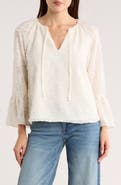 NORDSTROM RACK Tie Neck Long Sleeve Top