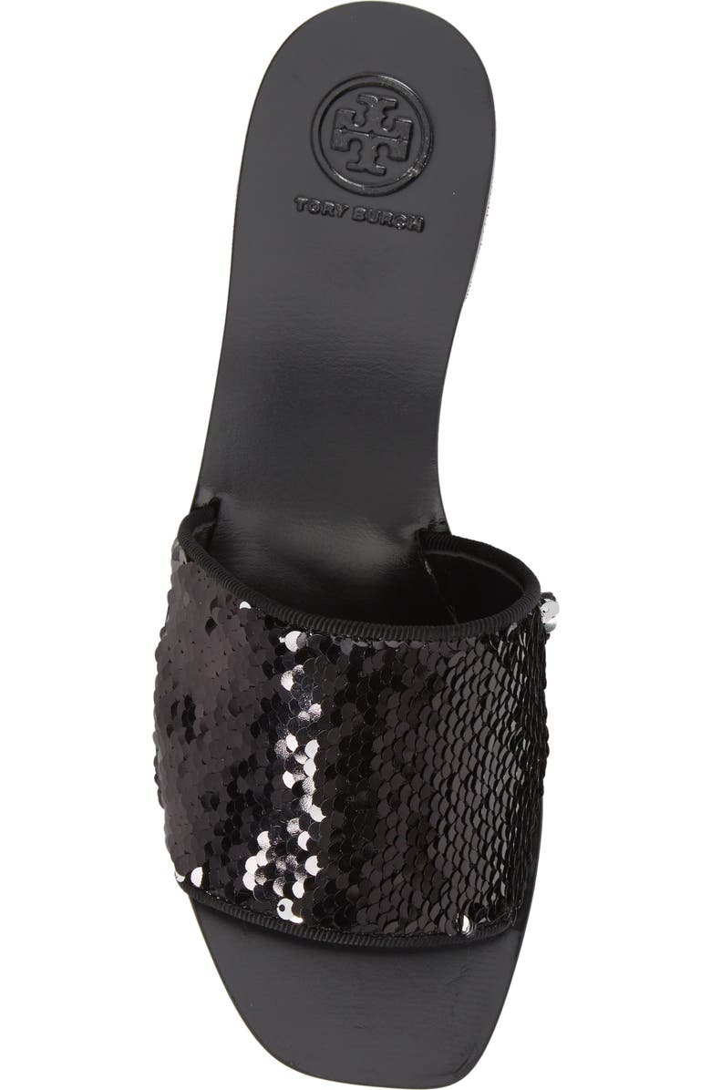 Tory Burch Carter Sequin Slide Sandal, Alternate, color,