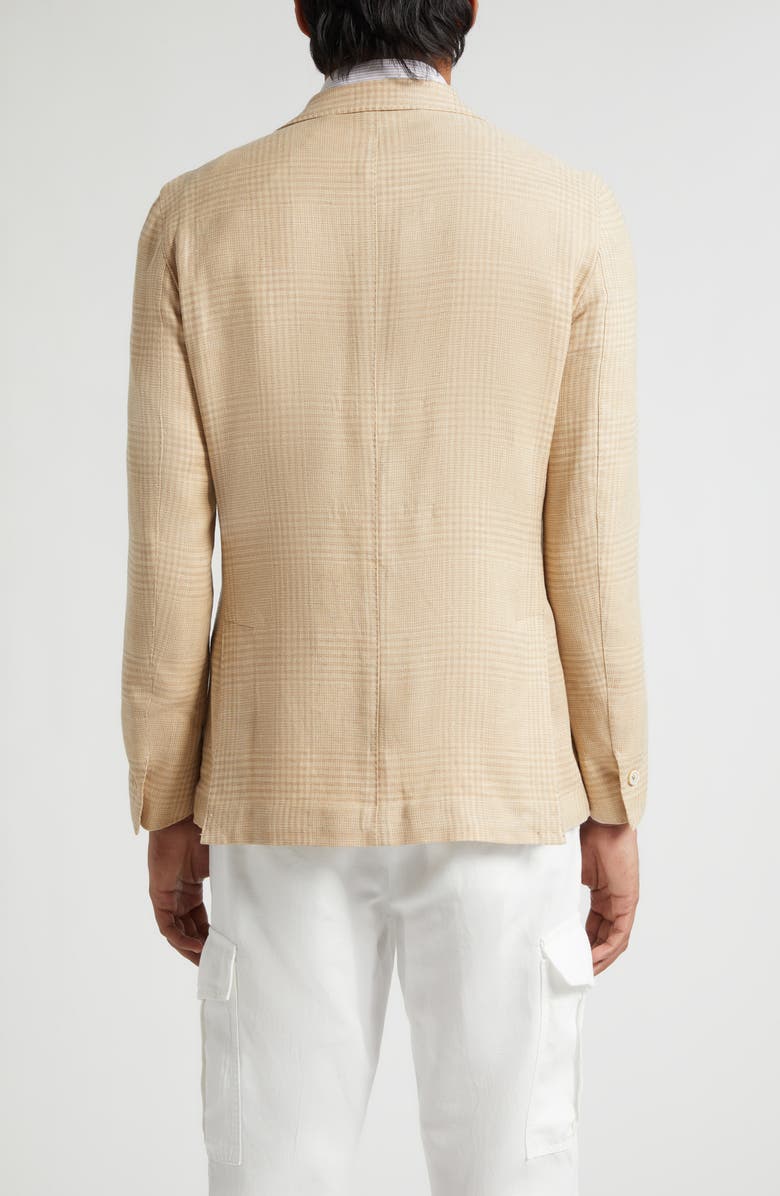 Eleventy Glen Plaid Soft Sport Coat, Alternate, color, Coriander