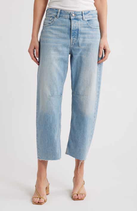 The Petite Darted Barrel Leg Jeans