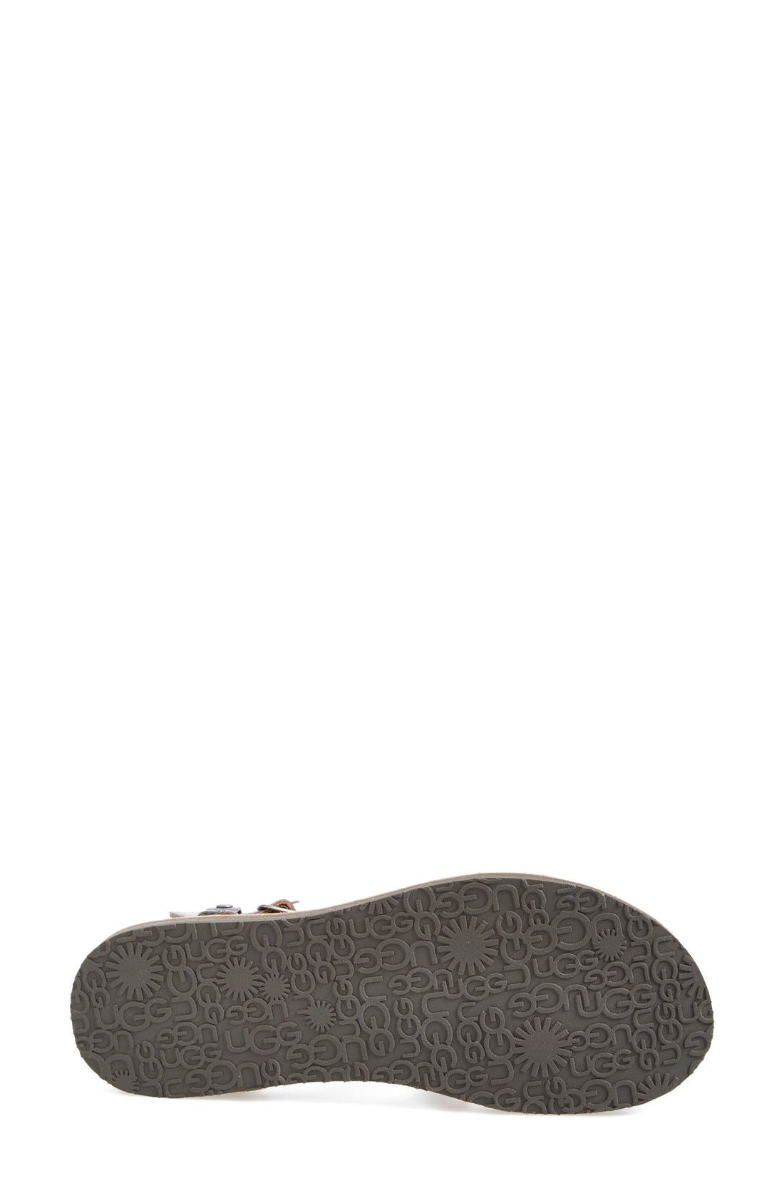 'Jordyne' Sandal, Alternate, color, PEWTER
