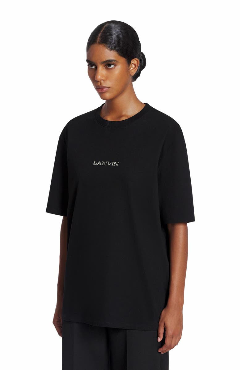 Lanvin Unisex Lanvin Logo T-Shirt, Alternate, color, Black