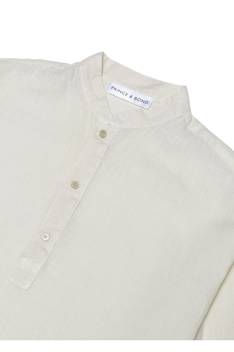 Edward Linen Polo, Alternate, color, Off White