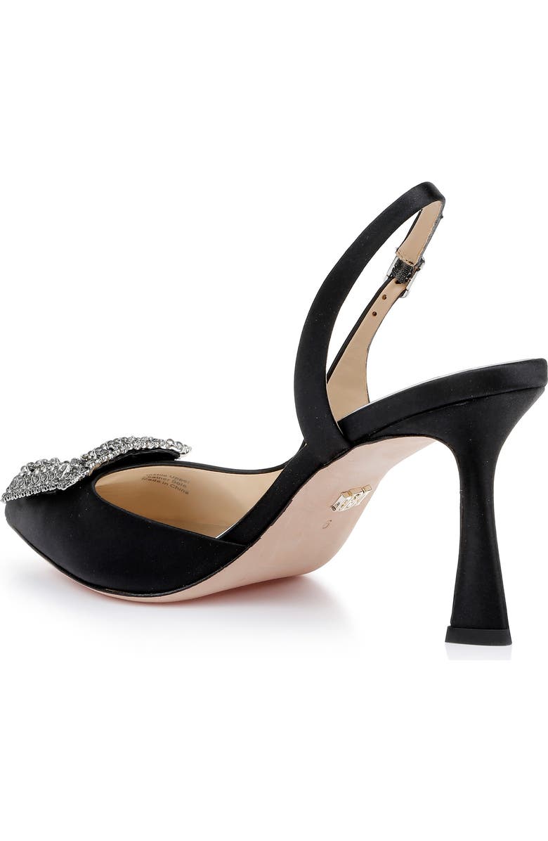 Badgley Mischka Collection Enida Slingback Half d'Orsay Pointed Toe Pump, Alternate, color,