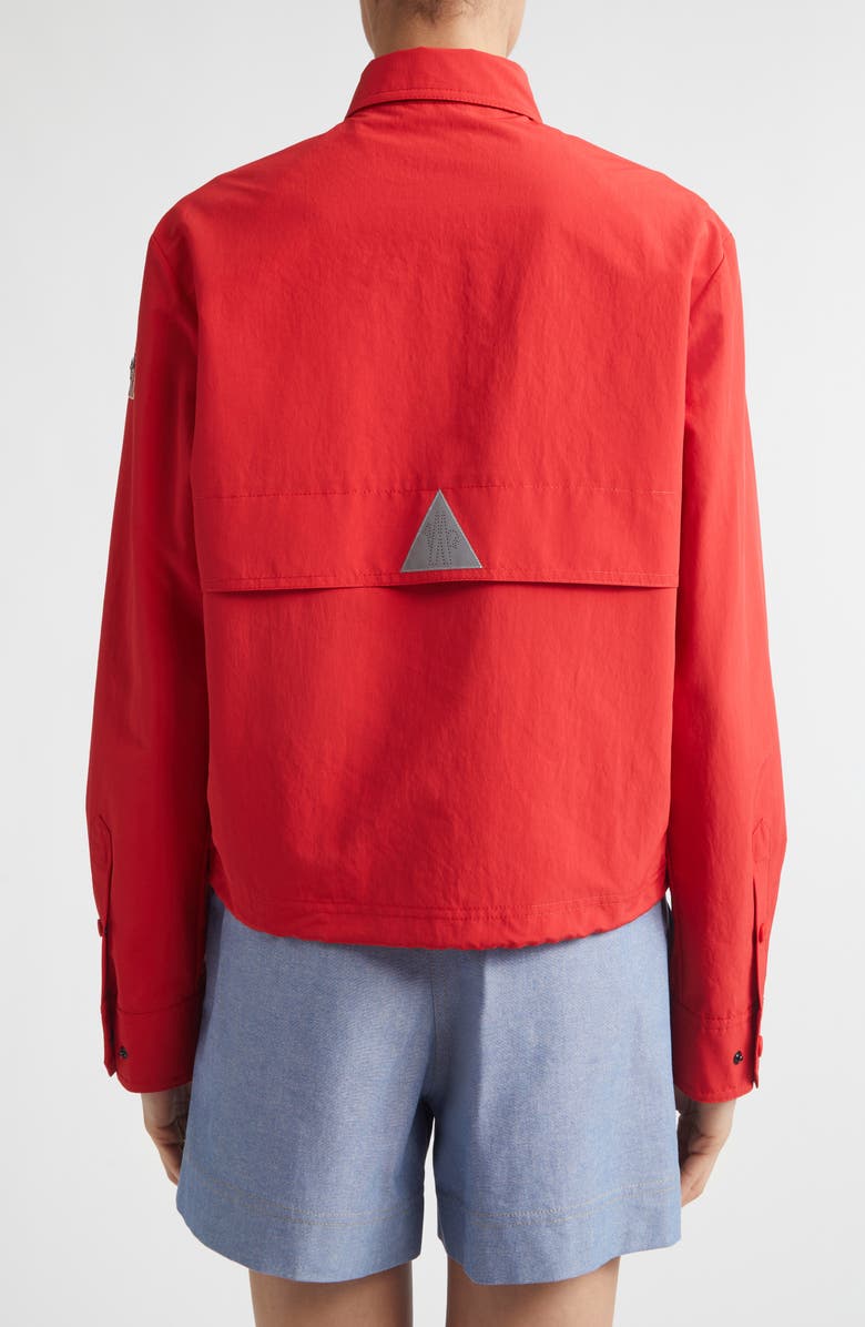 Moncler Grenoble Zip Front Jacket, Alternate, color, Barbados Cherry