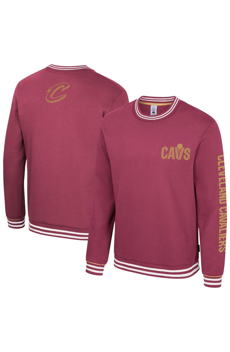 Stadium Essentials Unisex Stadium Essentials Wine Cleveland Cavaliers Half-Time 2 Pullover Sweatshirt, Main, color, Wine