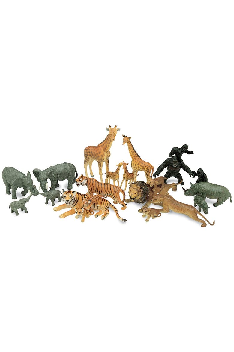 Worldwide Animals - 21 pieces, Main, color, Multicolored