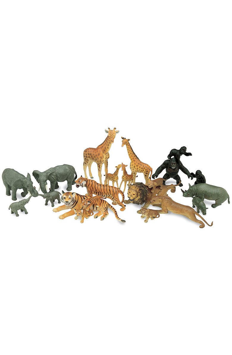 Kaplan Early Learning Company Worldwide Animals - 21 pieces, Main, color, Multicolored