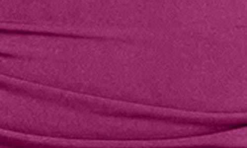 City Chic Jolene Ruched Dress In Purple