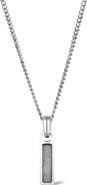 Vincero Men's Birthstone Tag Pendant Necklace