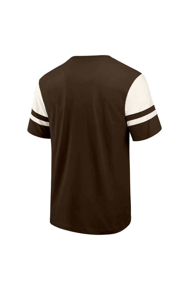 Darius Rucker Collection by Fanatics Men's Darius Rucker Collection by Fanatics  Brown Cleveland Browns Football T-Shirt, Alternate, color, Brown