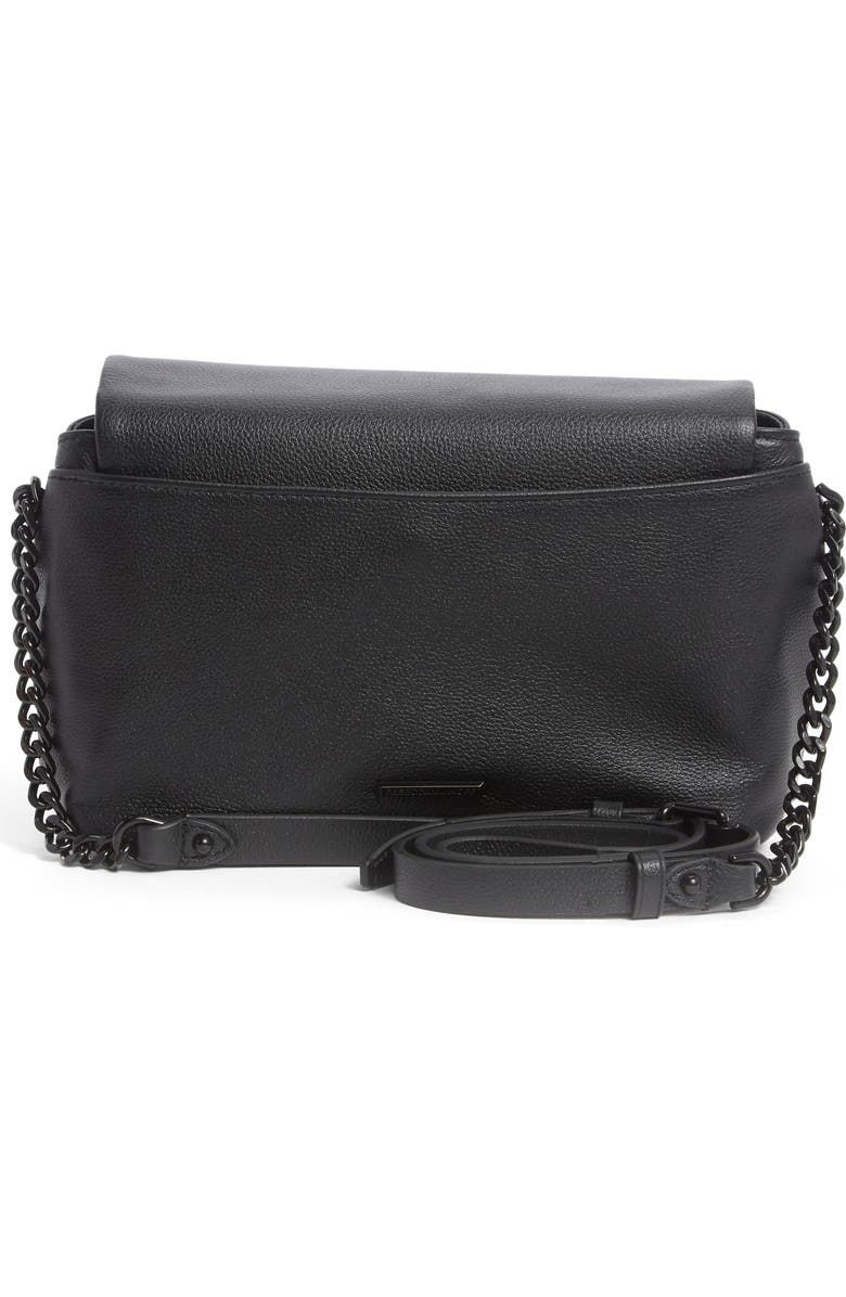 Rebecca Minkoff Leather Flap Convertible Crossbody Bag, Alternate, color,