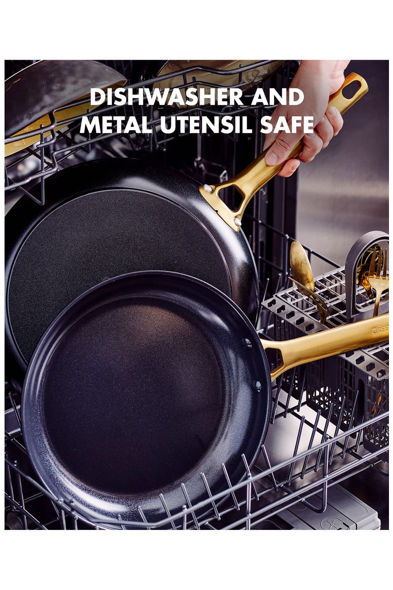 16-Piece Reserve Ceramic Nonstick Cookware Set, Alternate, color, BLACK