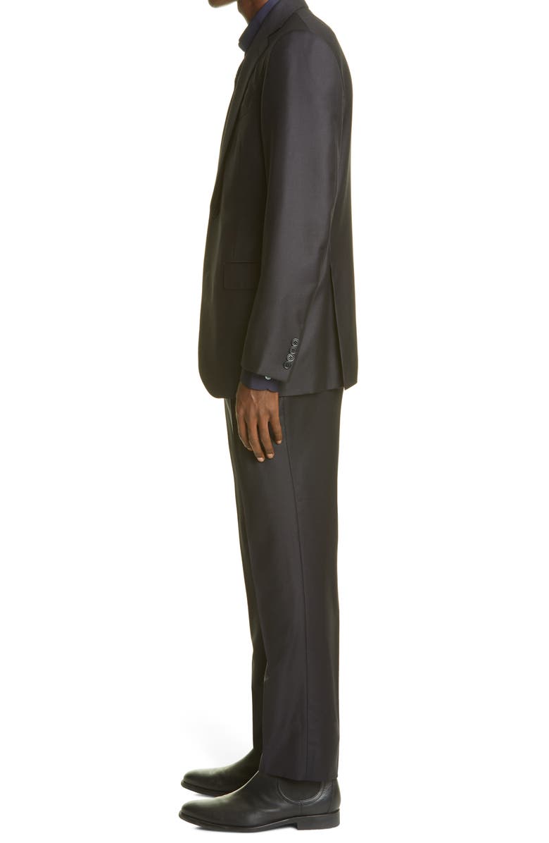 ZEGNA Trofeo Classic Fit Navy Wool Suit, Alternate, color, Navy