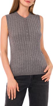 Halogen® Button Sweater Tank