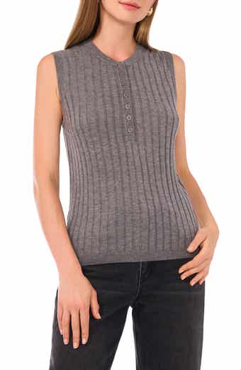 Halogen® Button Sweater Tank