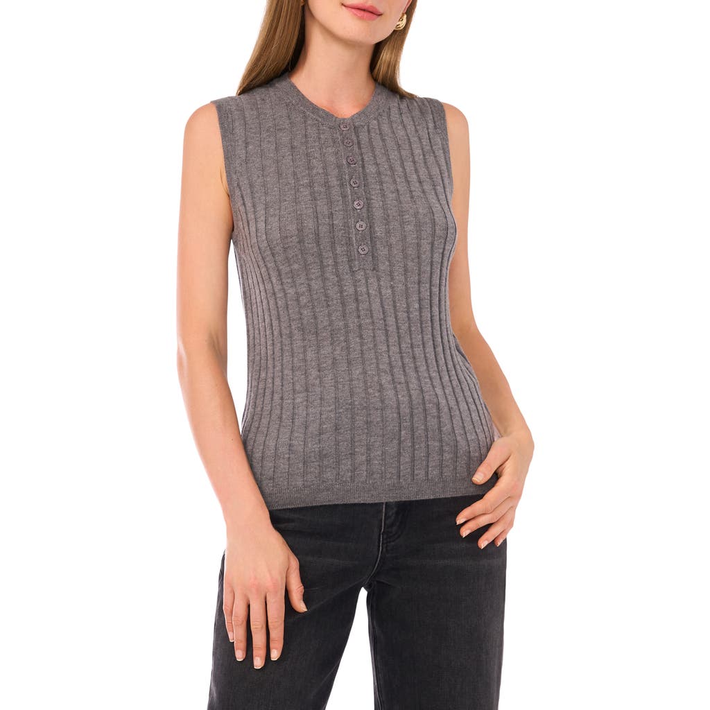 Halogen ® Button Sweater Tank In Gray