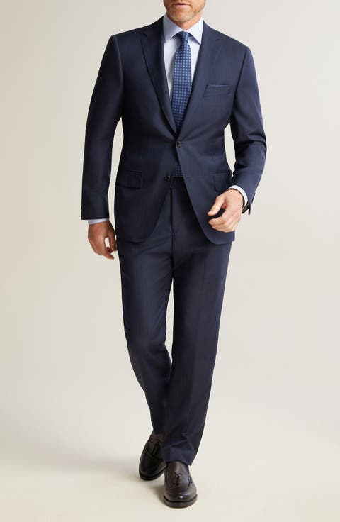 Infinity Stripe Wool Suit