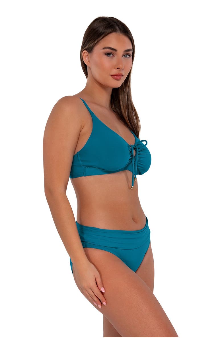 Sunsets Kauai Keyhole-DD Cup, Alternate, color, Electric Blue