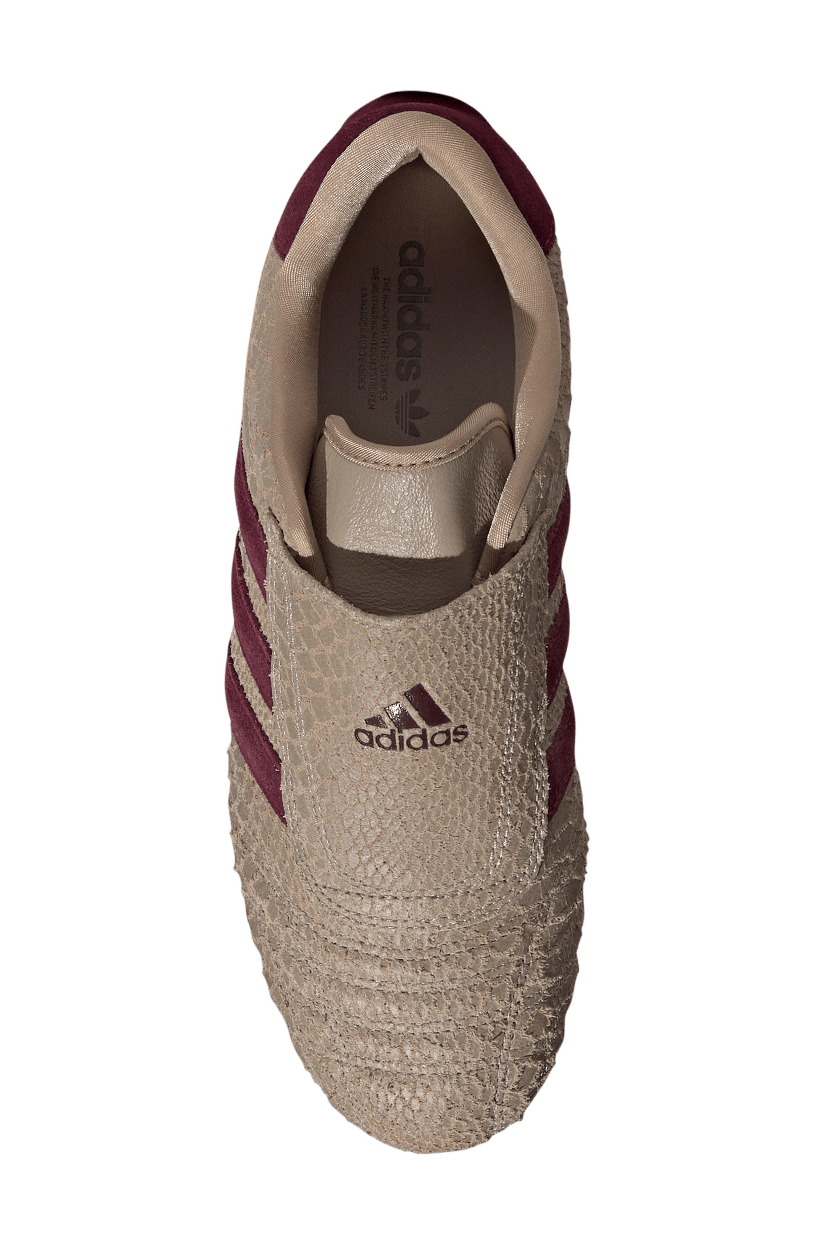 adidas Taekwondo Shoe, Alternate, color, Trace Khaki/ Maroon/ Gum 3