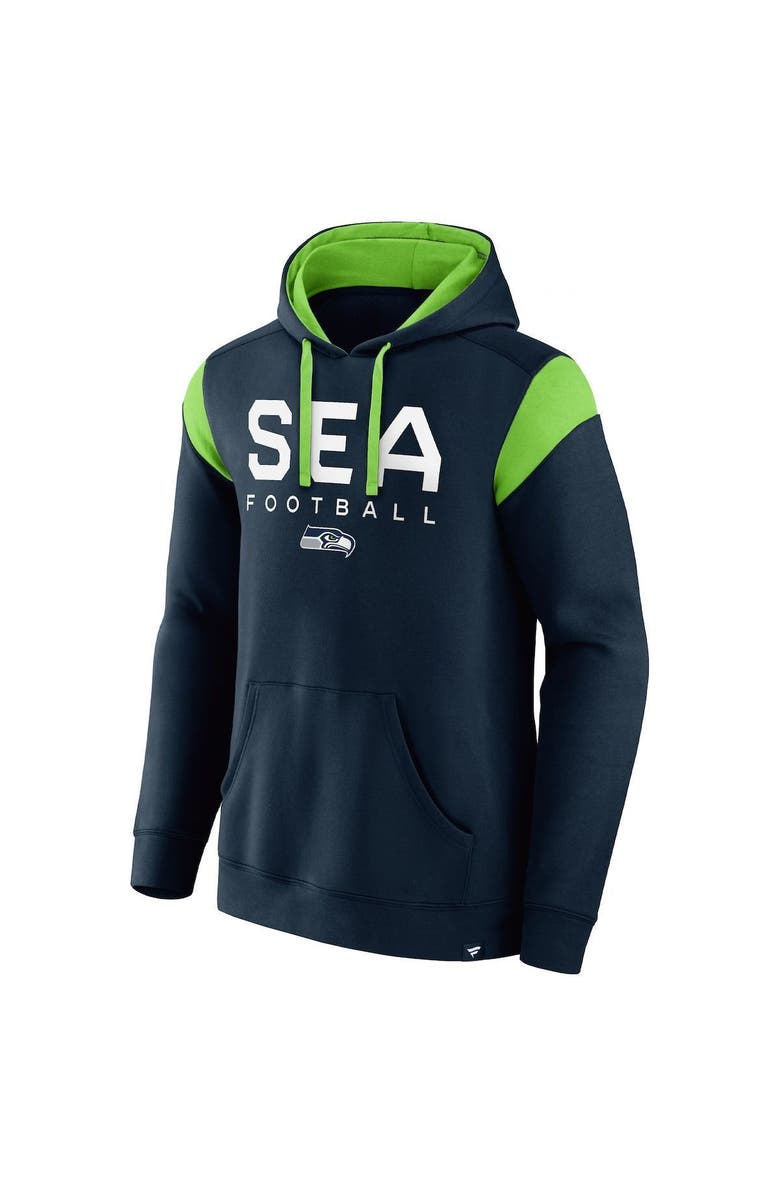FANATICS Men's Fanatics College Navy Seattle Seahawks Call The Shot Pullover Hoodie, Alternate, color, 