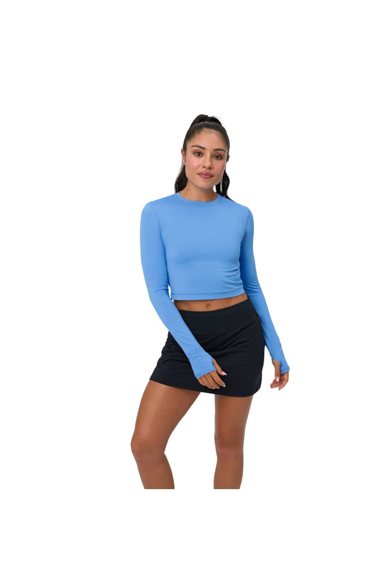 Women's Crop Top Everyday, Main, color, Indigo