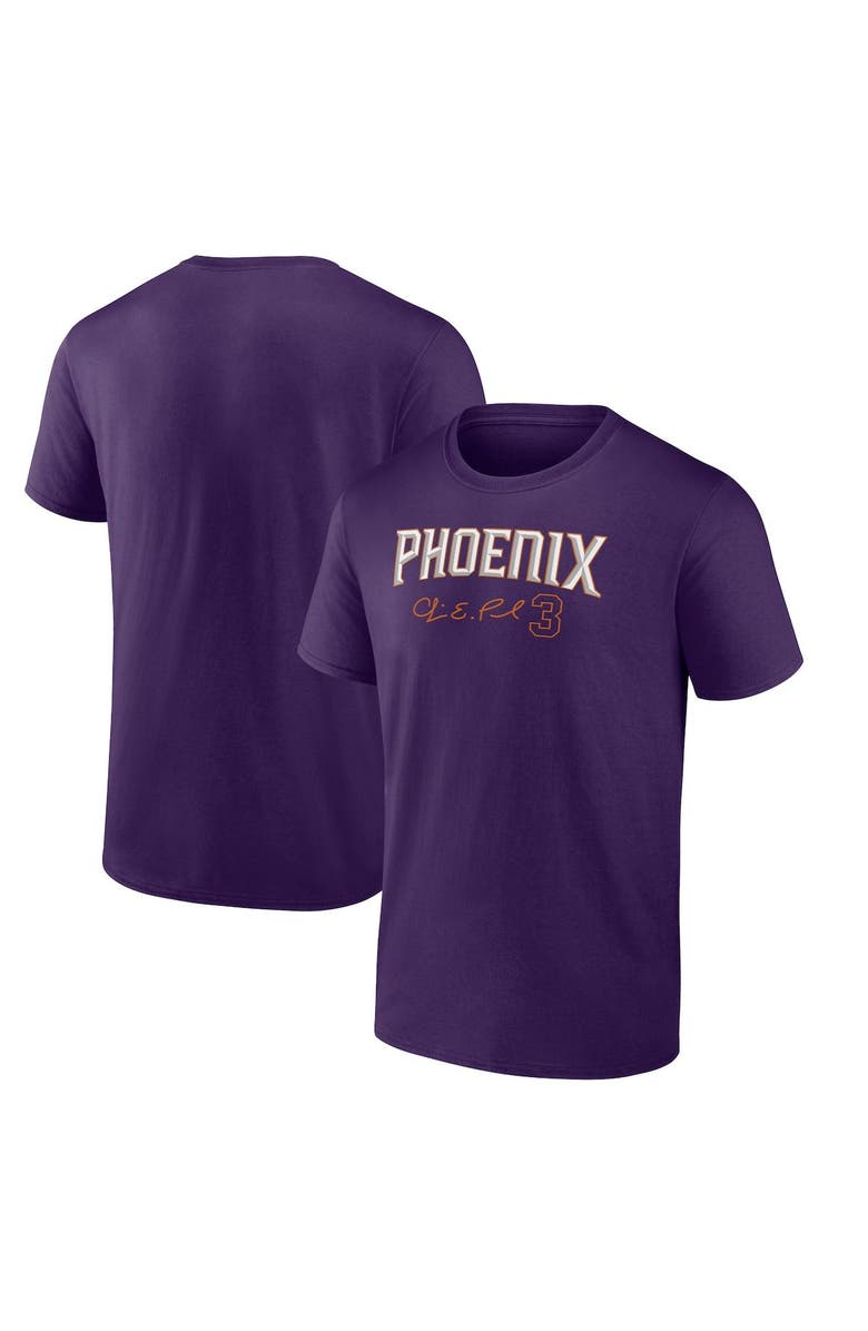 FANATICS Men's Fanatics Branded Chris Paul Purple Phoenix Suns Name & Number T-Shirt, Main, color, 