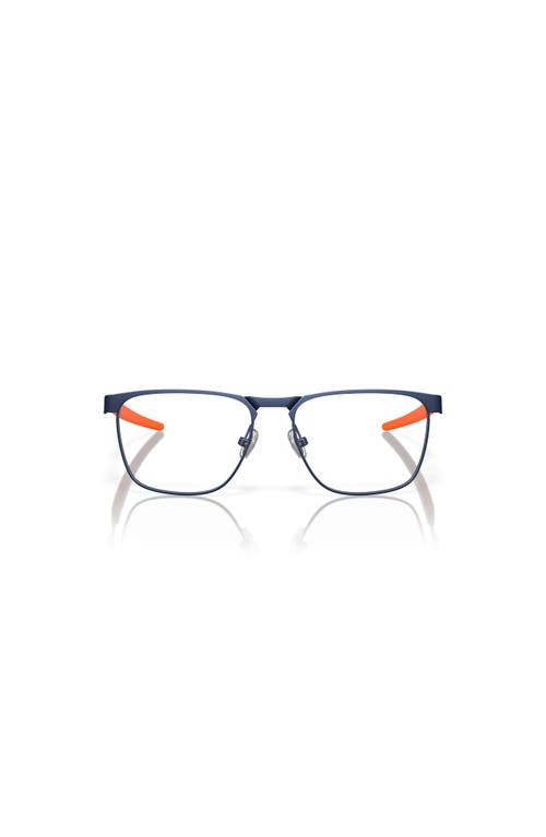 Oakley 49mm Rectangle Optical Glasses In Blue