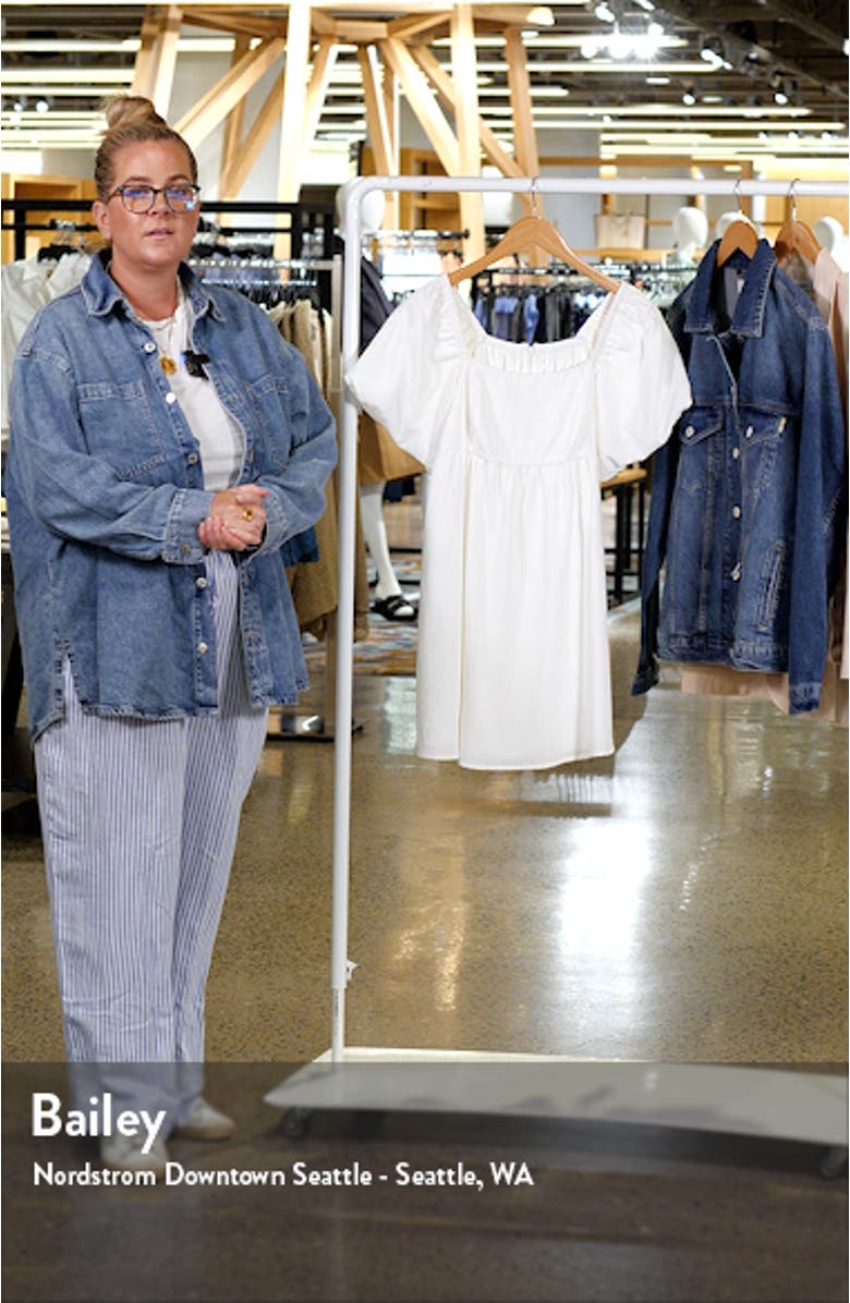 Puff Sleeve Minidress, sales video thumbnail