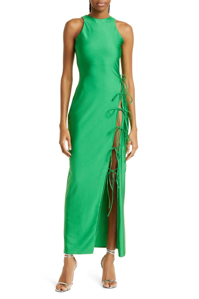 Nela Dress, Main, color, GREEN