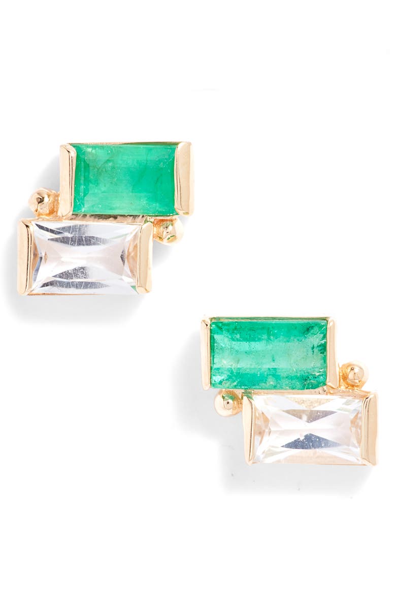 Anzie Cléo Duo Stud Earrings, Main, color, 
