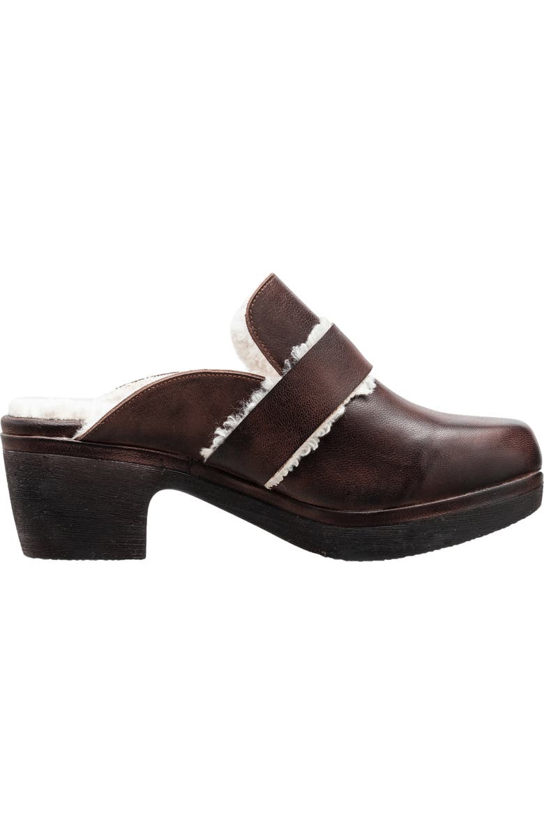 ANTELOPE Lacole Faux Shearling Lined Clog, Alternate, color,
