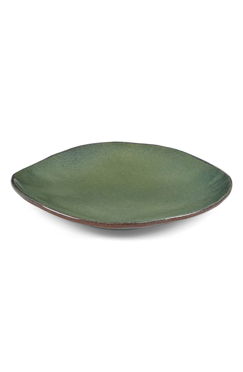 COMMUNE Ceramic Platter, Main, color, Green