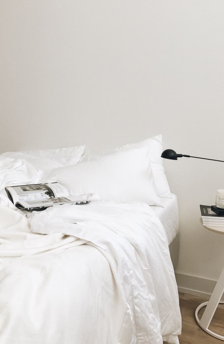 Cozy Earth Duvet Cover, Alternate, color, White