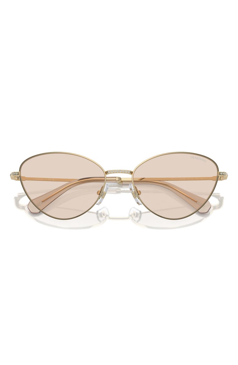 Swarovski 58mm Cat Eye Sunglasses, Alternate, color, 