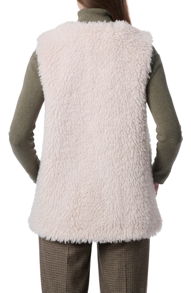 Bernardo Faux Shearling Vest, Alternate, color,