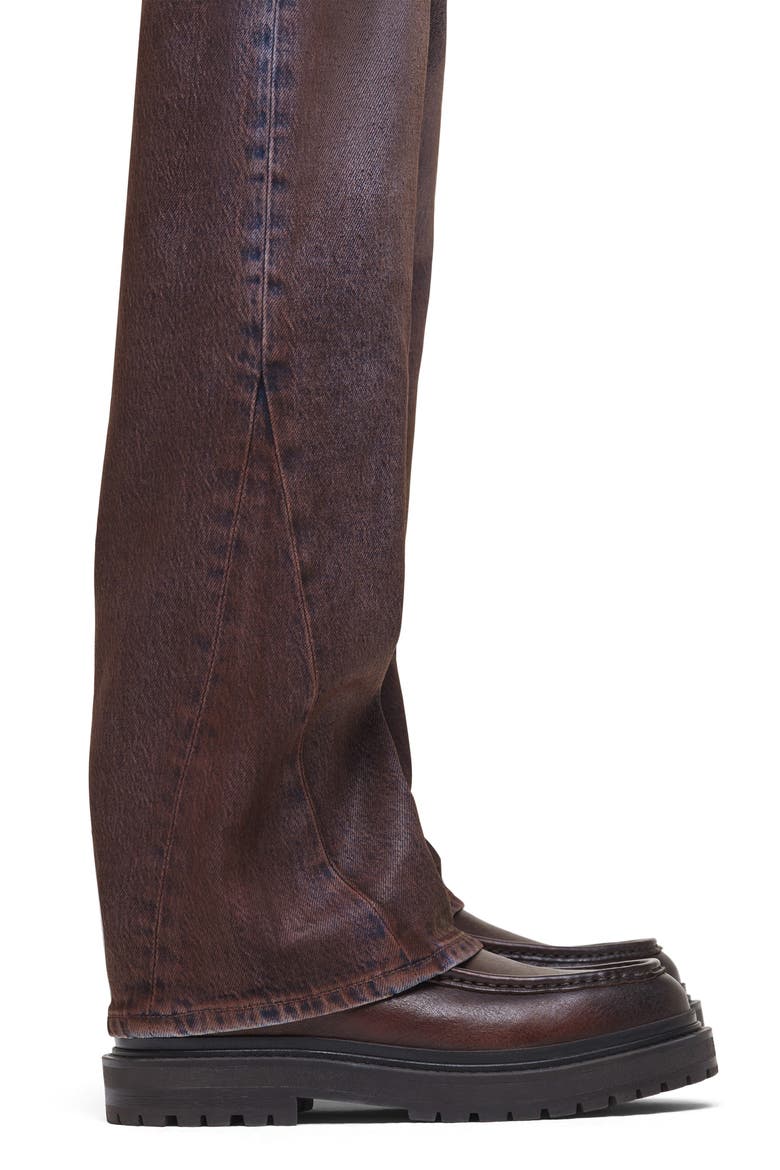 Walker Kick Flare Jeans, Alternate, color, COATED PORT