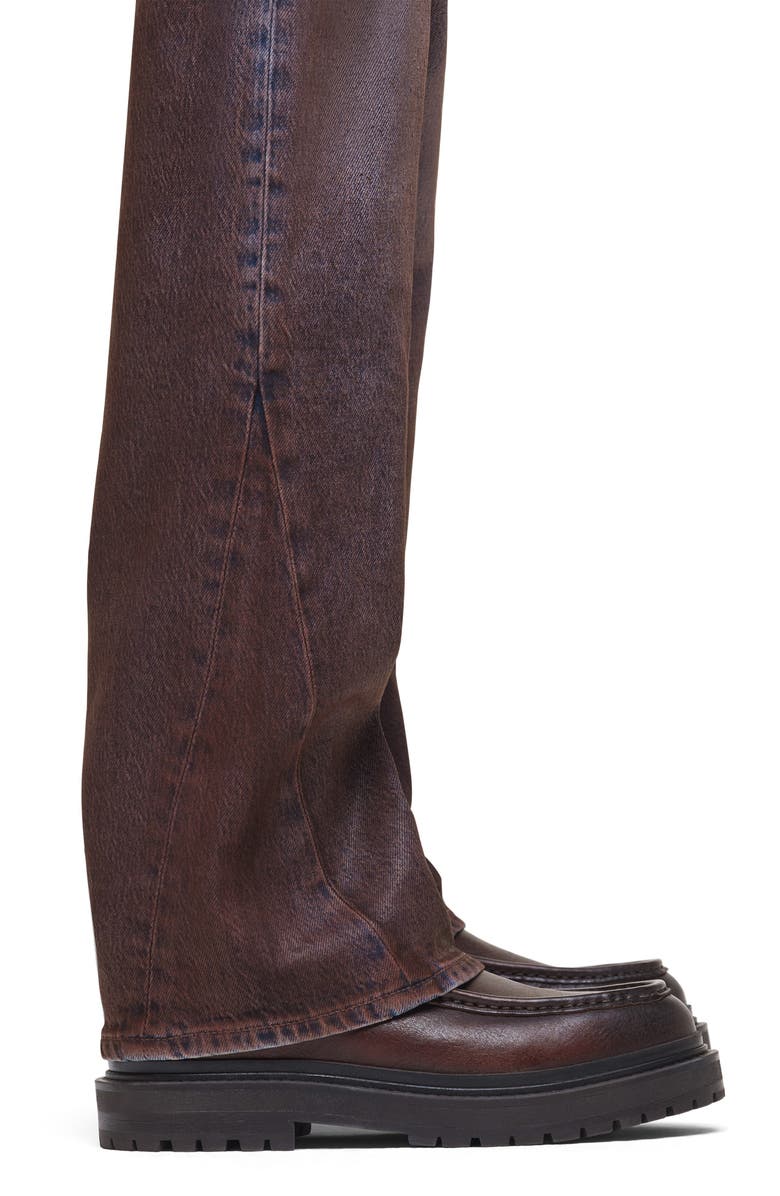 Hudson Jeans Walker Kick Flare Jeans, Alternate, color, Coated Port