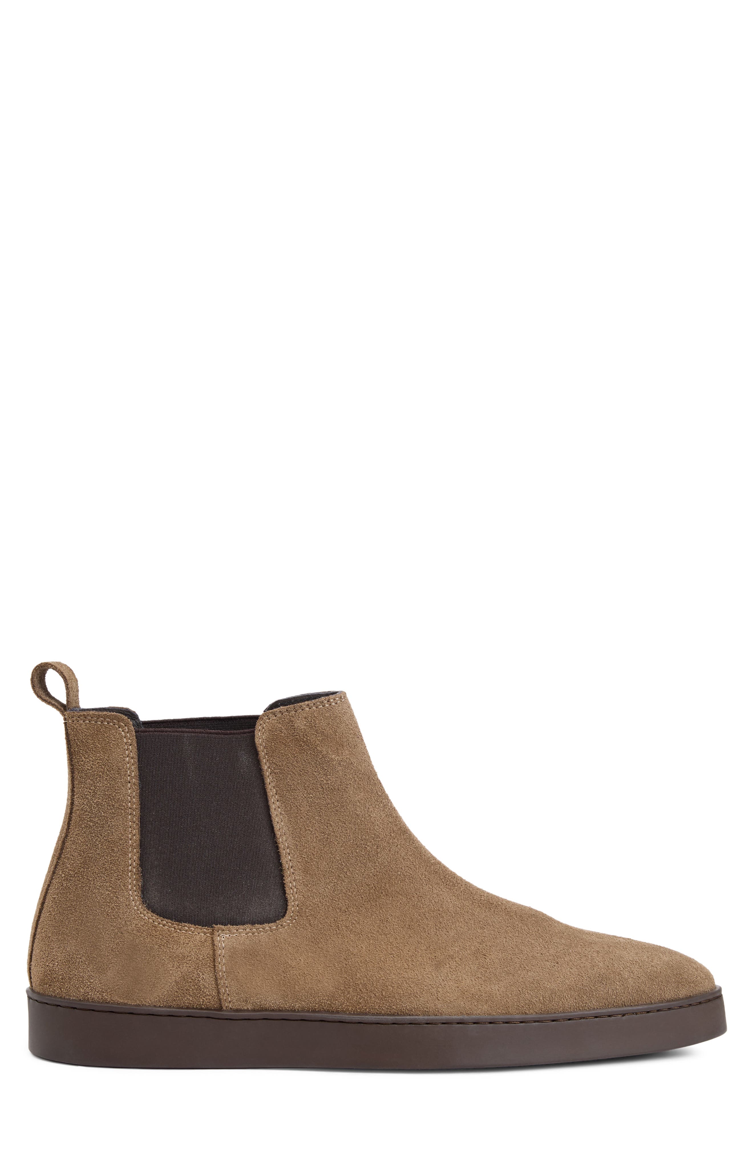 Placido Leather Chelsea Boot, Alternate, color, TAUPE SUEDE