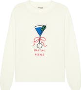 Ellsworth + Ivey Sadie Crewneck Sweater - Martini Please