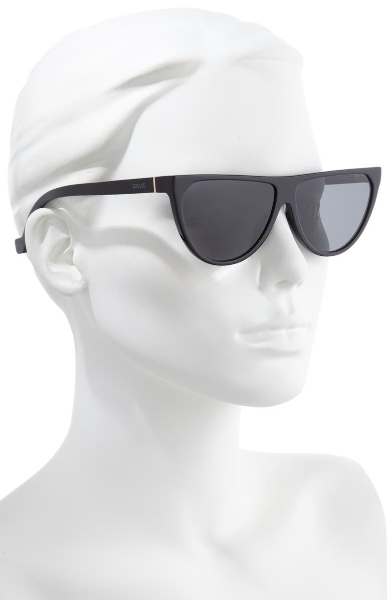 Loewe 61mm Flat Top Sunglasses, Alternate, color, 