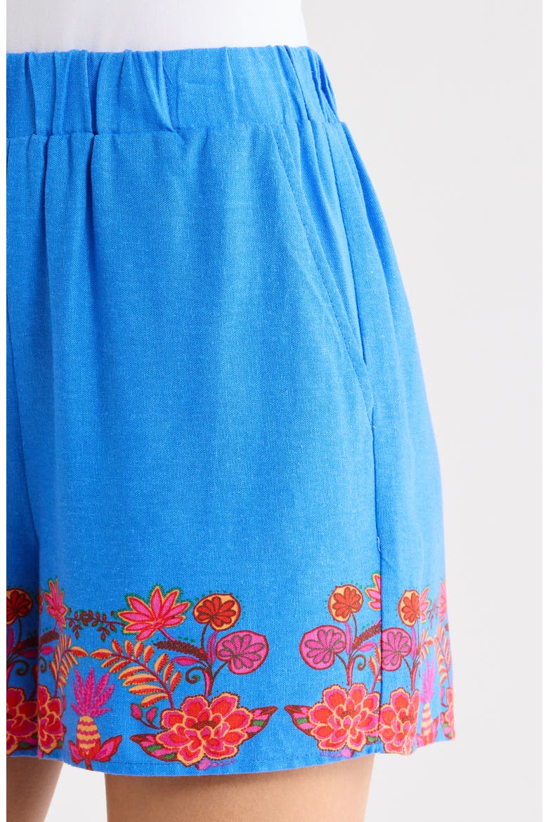 Jass High Waist Shorts, Alternate, color, BLUE-RED-MULTI