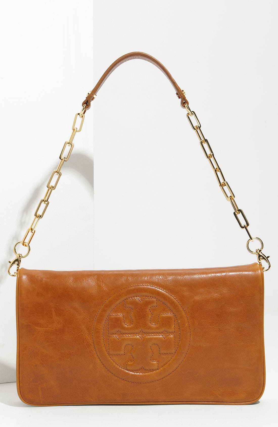'Reva Bombé' Clutch, Main, color, TAN