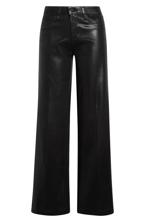 Scottie High Waist Coated Wide Leg Jeans