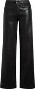 L'AGENCE Scottie High Waist Coated Wide Leg Jeans
