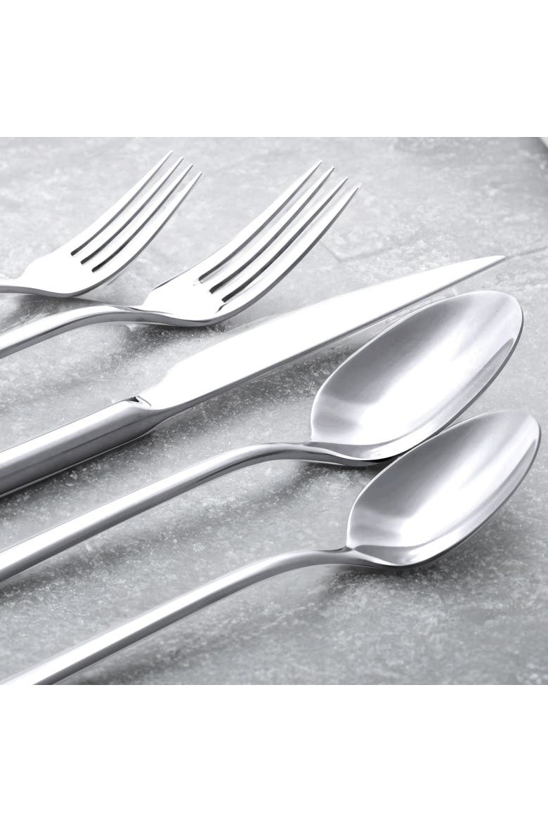 Emilia Mirror Flatware Set, Alternate, color, Metallic Silver