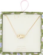 Leith Pavé Spinner Pendant Necklace