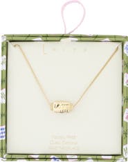Leith Pavé Spinner Pendant Necklace
