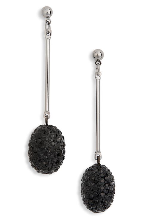 Pavé Drop Earrings